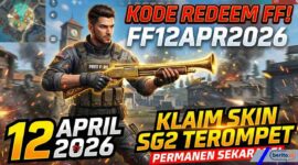 Buruan! Kode Redeem FF 12 April 2026: Klaim Skin SG2 Terompet Permanen Sekarang (Foto: AI)
