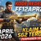 Buruan! Kode Redeem FF 12 April 2026: Klaim Skin SG2 Terompet Permanen Sekarang (Foto: AI)