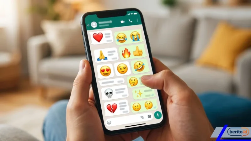 Ini Arti 15+ Emoji WhatsApp Terpopuler yang Wajib Kamu Pahami (Foto: AI)
