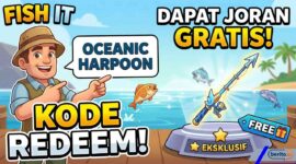 Update Kode Redeem Fish It Hari Ini 13 April 2026: Cara Cepat Dapat Skin Joran Eksklusif (Foto: AI)