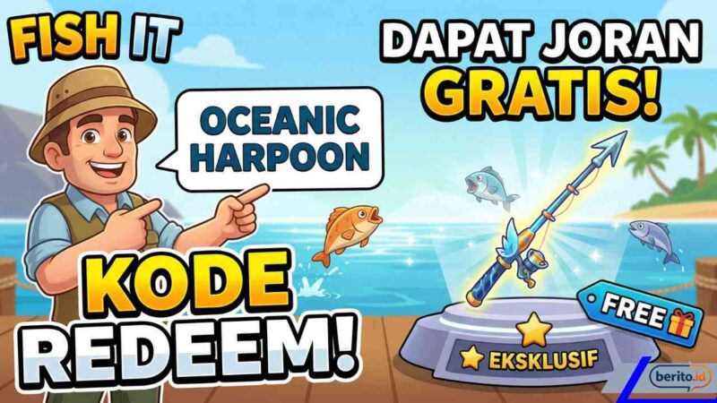 Update Kode Redeem Fish It Hari Ini 13 April 2026: Cara Cepat Dapat Skin Joran Eksklusif (Foto: AI)