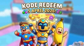 Klaim Sekarang! Kode Redeem Stumble Guys Minggu 5 April 2026: Ada Koleksi Eksklusif (Foto: AI)