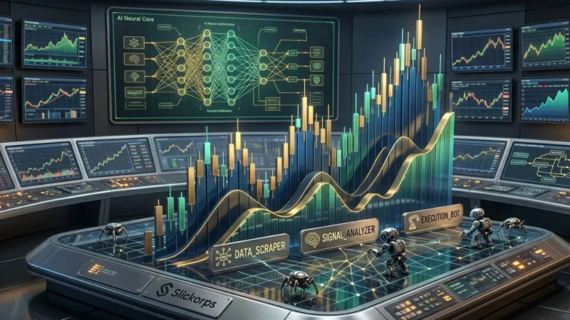 Slickorps Luncurkan Sistem Trading AI Multi-Agen untuk Analisis Pasar Real-Time (Foto: Ai)