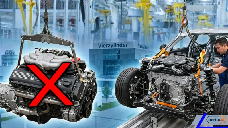 Pabrik Tertua BMW di Munich 'Pensiunkan' Mesin Bensin, Siap Fokus Total ke Mobil Listrik 2027 (Foto: AI)