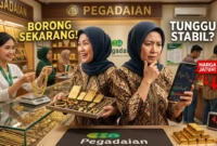 Emas Pegadaian Lagi Murah, Saatnya Borong atau Tunggu Harga Stabil? (Foto: Ai)