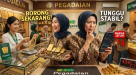 Emas Pegadaian Lagi Murah, Saatnya Borong atau Tunggu Harga Stabil? (Foto: Ai)