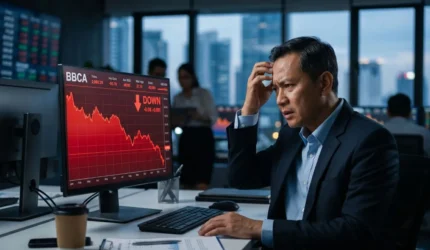 Saham BBCA Anjlok