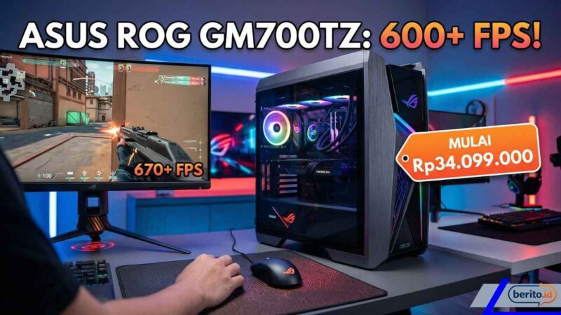 Asus ROG GM700TZ Janjikan FPS Ratusan di Game Esports, Ini Harganya (Foto: AI)