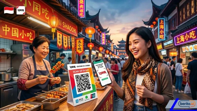 Siap-Siap! Jajan di China Kini Cukup Scan QRIS, Berlaku Mulai Akhir April (Foto: AI)