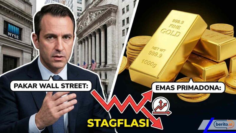 Emas Kembali Jadi Primadona di Tengah Risiko Stagflasi, Ini Kata Pakar Wall Street (Foto: AI)