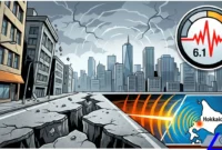 Gempa Magnitudo 6,1 Guncang Hokkaido Jepang, Pusat Berada di Sarabetsu (Ilustrasi: Ai)