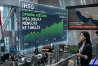 IHSG Dibuka Menguat ke 7.663, Dibayangi Ketegangan Baru di Selat Hormuz (Foto: AI)