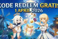 Primogems Gratis Menanti! Cek Daftar Kode Redeem Genshin Impact 1 April 2026 Terbaru