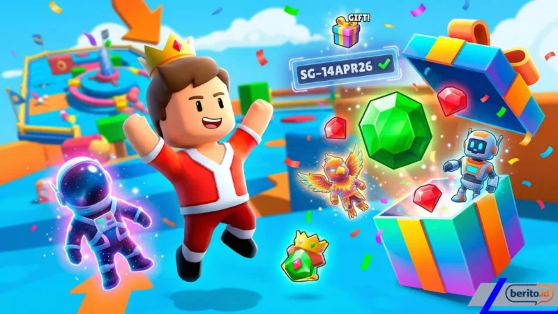 Borong Loot Gratis! Rahasia Kode Redeem Stumble Guys 14 April 2026: Skin Eksklusif & Gems Menantimu! (Foto: AI)