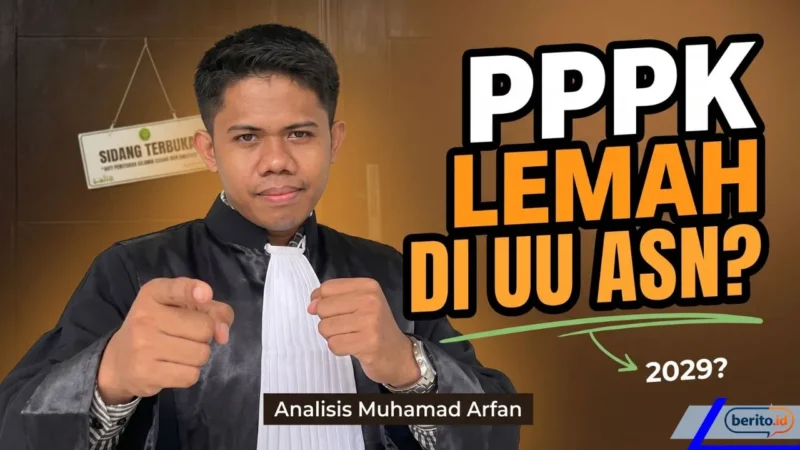 Kedudukan PPPK dalam UU ASN Dinilai Masih Lemah, Ini Analisis Mendalam Muhamad Arfan (Foto:  JPNN/AI)