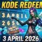 Survivor Wajib Tahu, Ini Kode Redeem FF 3 April 2026 Terbaru untuk Klaim Voucher Gratis (Foto: AI)