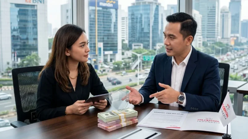 Lindungi Nilai Aset, Asuransi Jiwa Dolar AS Jadi Pilihan Nasabah saat Rupiah Fluktuatif (Foto: AI)