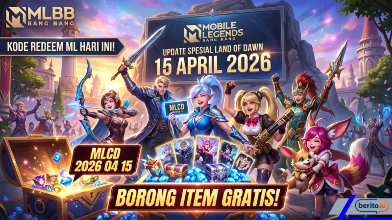 Update Spesial Land of Dawn: Klaim Kode Redeem ML Hari Ini 15 April 2026 Buat Borong Item (Foto: AI)