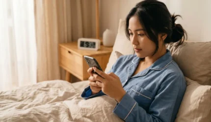 Psikologi cek ponsel bangun tidur