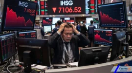 IHSG Ditutup Melemah ke 7.106, Saham DSSA dan PTRO Anjlok Signifikan (Foto: Ai)