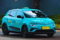 Taksi Listrik Green SM (Foto: IG @greensm)