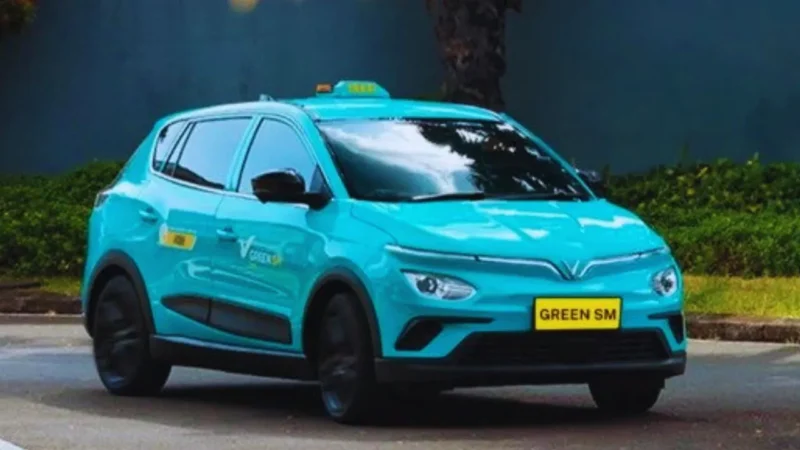 Taksi Listrik Green SM (Foto: IG @greensm)