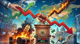 Wall Street Bervariasi Usai The Fed Tahan Suku Bunga dan Harga Minyak Melonjak (Foto: Ai)