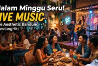 Kafe Aesthetic di Bandung dengan Live Music untuk Malam Minggu Seru (Foto: AI)