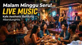 Kafe Aesthetic di Bandung dengan Live Music untuk Malam Minggu Seru (Foto: AI)
