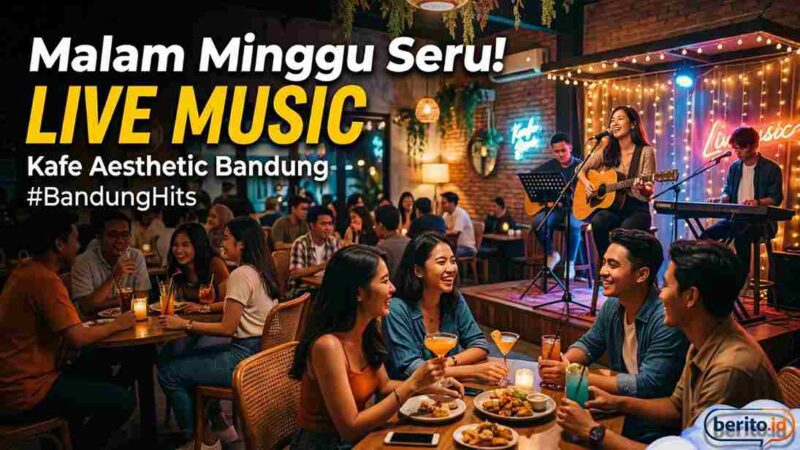 Kafe Aesthetic di Bandung dengan Live Music untuk Malam Minggu Seru (Foto: AI)