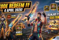 Banjir Item Sultan! Kode Redeem FF 4 April 2026: Klaim Skin M1014 Hybrid Blaster & Bundle Langka Hari Ini! (Foto: AI)