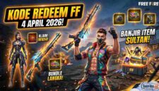 Banjir Item Sultan! Kode Redeem FF 4 April 2026: Klaim Skin M1014 Hybrid Blaster & Bundle Langka Hari Ini! (Foto: AI)