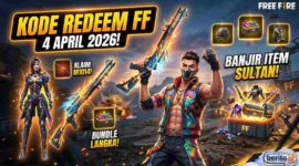 Banjir Item Sultan! Kode Redeem FF 4 April 2026: Klaim Skin M1014 Hybrid Blaster & Bundle Langka Hari Ini! (Foto: AI)