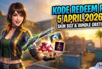 Banjir Hadiah! Cek Kode Redeem Free Fire 5 April 2026, Skin Senjata Langka Menanti (Foto: AI)