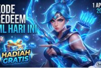 Cek Kode Redeem ML Hari Ini 1 April 2026: Kesempatan Dapat Skin Permanen di Awal April (Foto: AI)