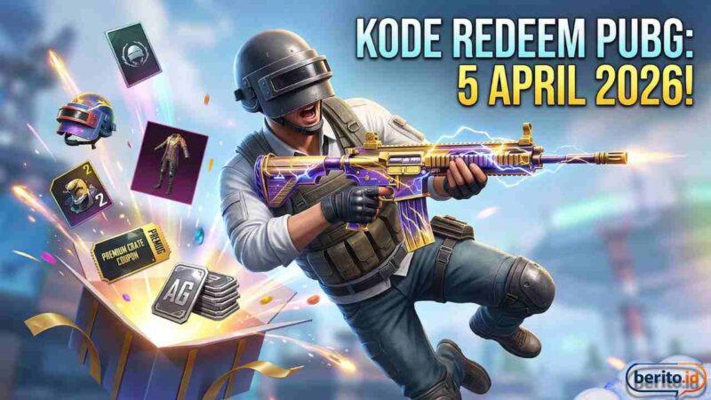 Banjir Hadiah Awal April! Kode Redeem PUBG Mobile 5 April 2026 Hadirkan Skin Senjata (Foto: AI)