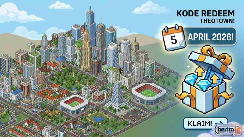 Bangun Kota Tanpa Batas! Klaim Kode Redeem TheoTown Minggu 5 April 2026 Sekarang
