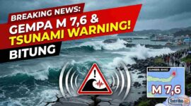 Ilustrasi. Gempa M 7,6 Guncang Bitung, BMKG Keluarkan Peringatan Dini Tsunami! (Foto: AI)