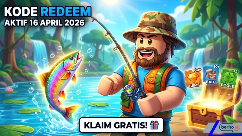 Siap Narik Ikan Langka? Ini Daftar Kode Redeem Fish It Roblox Aktif Per 16 April 2026 (Foto: AI)
