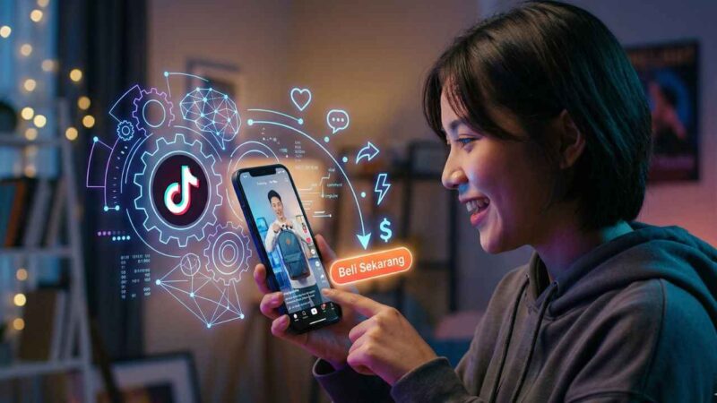 Membongkar Rahasia Algoritma TikTok yang Mengubah Perilaku Belanja Anak Muda (Foto: AI)