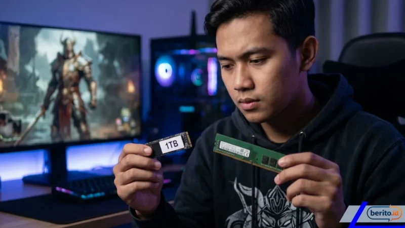 Gamer Lebih Butuh SSD Lega Ketimbang RAM Melimpah, Ini Alasannya (Foto: AI)