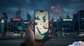 Konflik Memanas, Garda Revolusi Iran Bidik Raksasa Teknologi AS di Timur Tengah (Foto: AI)