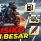 6 Risiko Penggunaan Ban Motor Ukuran Besar (Foto: AI)