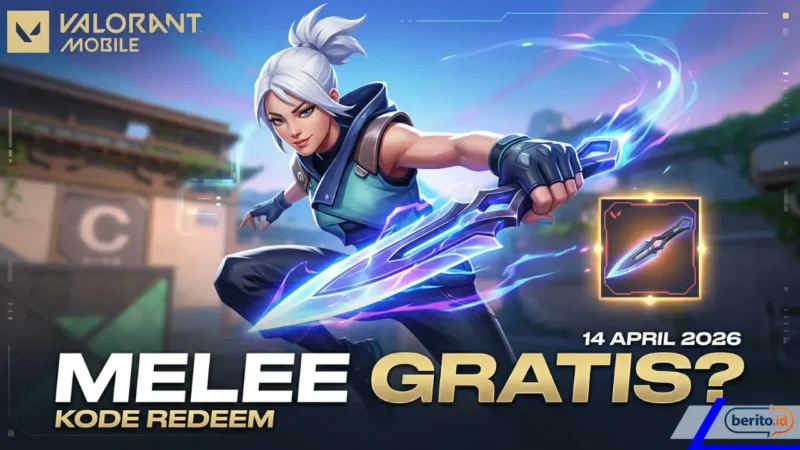 Kejutan Riot Games! Kode Redeem Valorant Mobile 14 April 2026 Berikan Skin Melee Gratis? (Foto: AI)