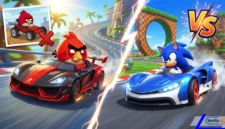 Red 'Angry Birds' Resmi Balapan di Sonic Racing: CrossWorlds, Gratis untuk Semua Pemain! (foto: AI)