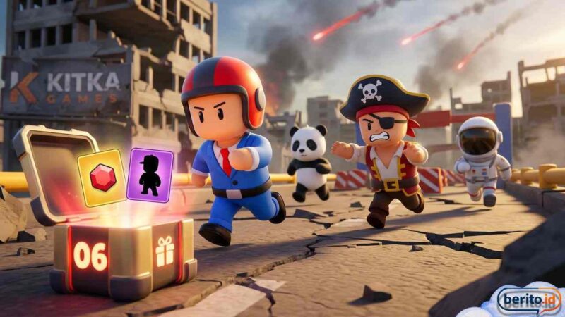 Jangan Sampai Keduluan! Amankan Kode Redeem Stumble Guys Terbaru 6 April 2026 (Foto: AI)