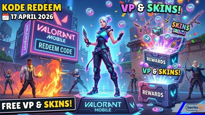 Jangan Sampai Ketinggalan! Daftar Kode Redeem Valorant Mobile 17 April 2026: Banjir VP dan Skin Gratis (Foto: AI)