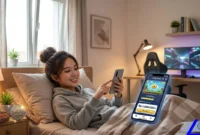 Raup Saldo Digital Sambil Rebahan: Realita Game Penghasil Uang di Tahun 2026 (Foto: AI)