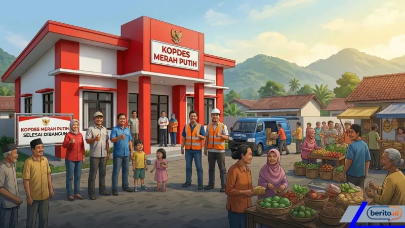 4.741 Kopdes Merah Putih Siap Beroperasi, Prioritaskan Pekerja Lokal (Foto: AI)