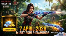 Resmi dari Garena! Kode Redeem FF 7 April 2026: Sikat Skin M1887 dan Diamond Tanpa Top Up (Foto: AI)